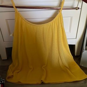 Simple cute yellow tank